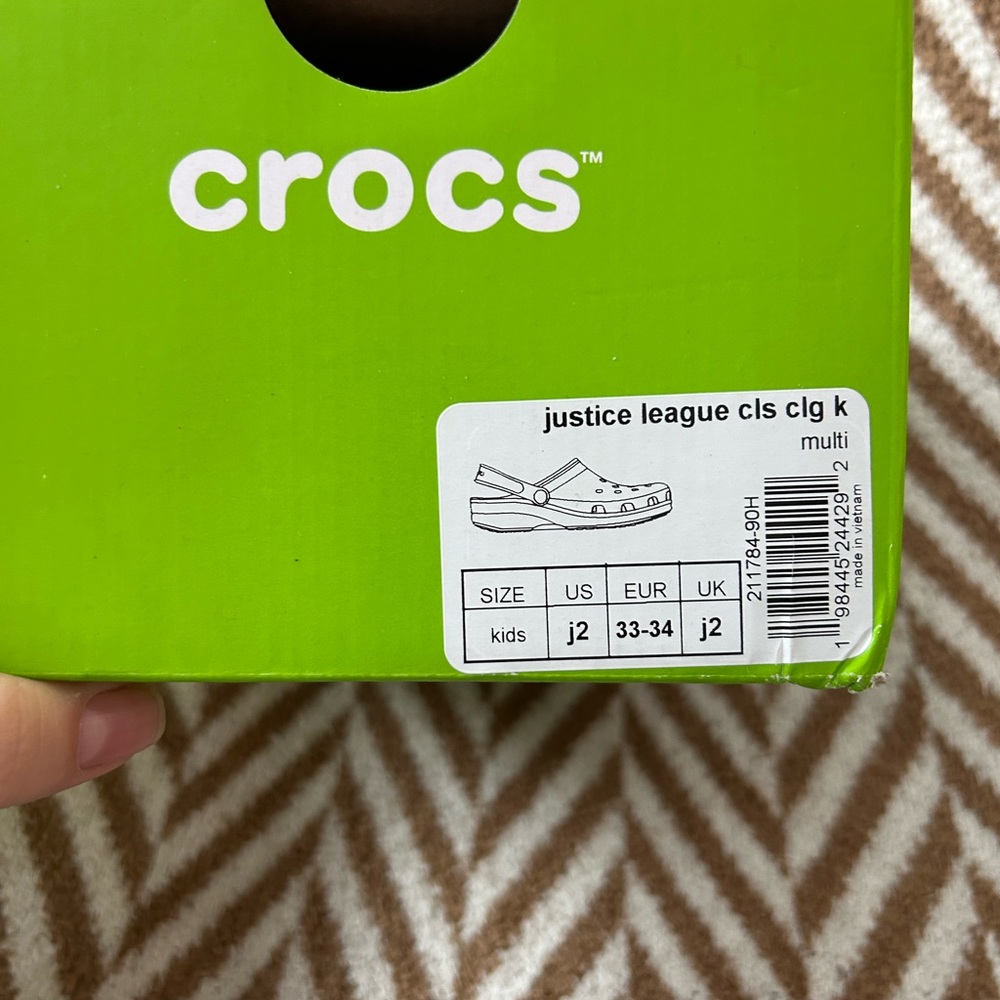 CROCS Kids Justice league Superhero NWT - Picture 5 of 5